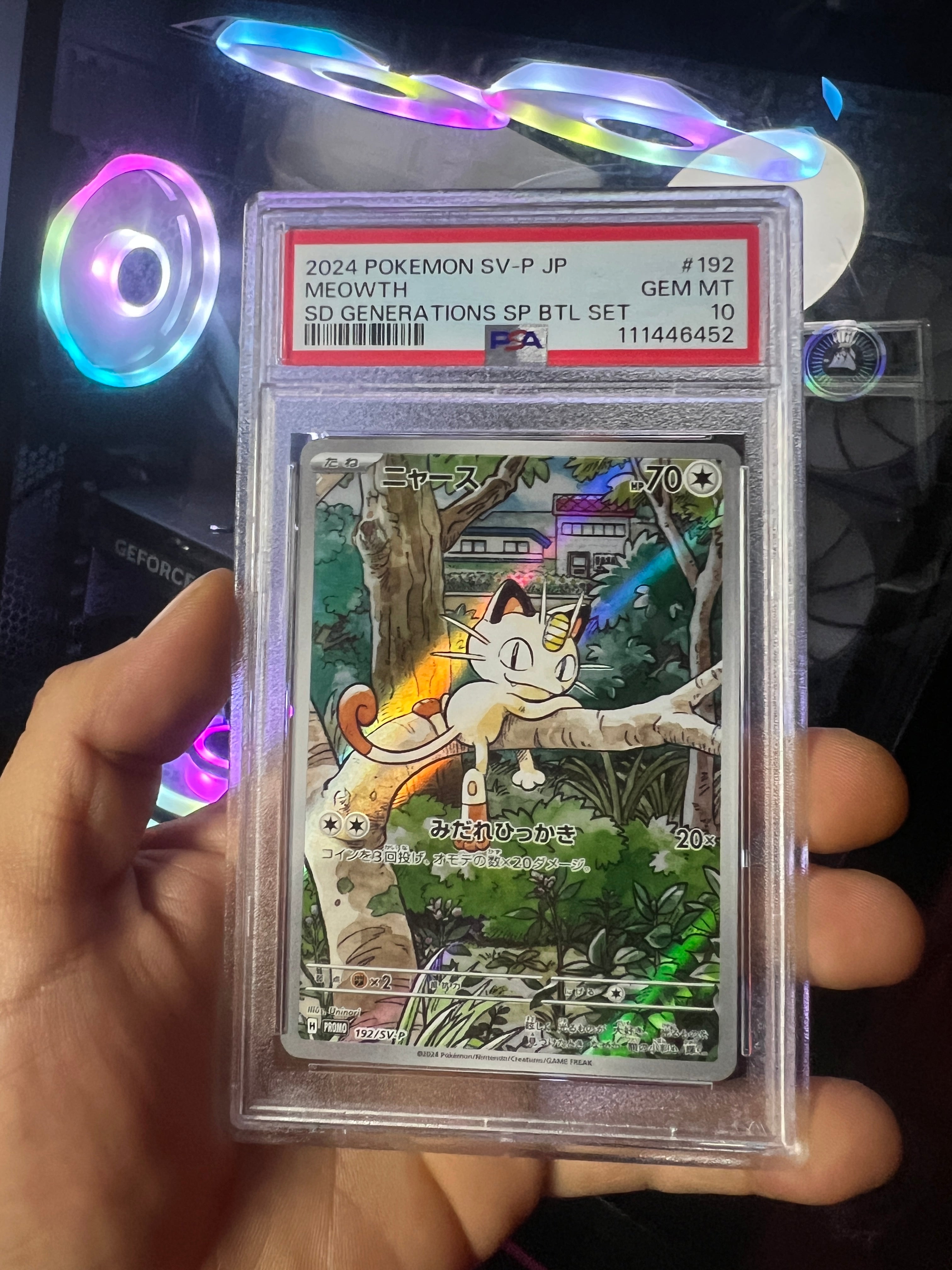 Meowth PSA 10 JPN